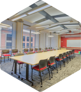 HistoSpring lab amenities with conference room for presentations and meetings